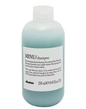 Шампунь защитный д/сохранения цвета волос minu shampoo davines essential haircare 250мл