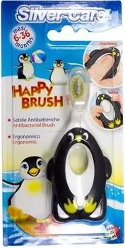 Щетка Silver Care (Сильвер Кейр) зубная детская Happy Brush 6-36 месяцев