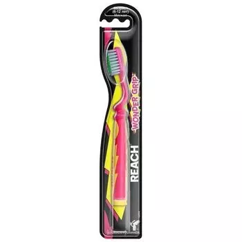 Щетка зубная детская 6-12 лет Wonder Grip Reach/Рич