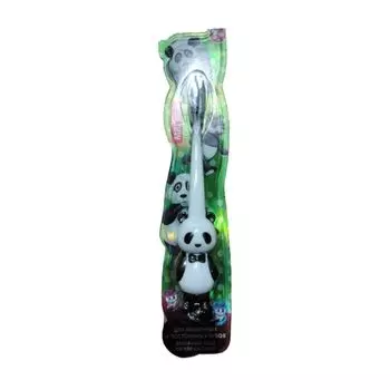 Щетка зубная мягкая детская черная Panda Vilsen Brush