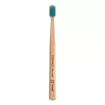 Щетка зубная ультрамягкая с деревянной ручкой для взрослых Curaprox/Курапрокс