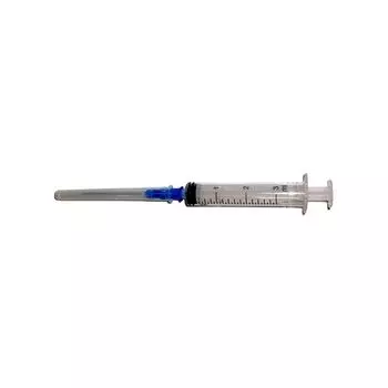 Шприц инъекционный 3-х компонентный стерильный с иглой 23G Zdravcity/Здравсити 0,6х30мм 3мл 100шт