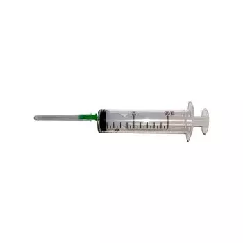 Шприц инъекционный 3-х компонентный стерильный с иглой 21G Zdravcity/Здравсити 0,8х40мм 20мл 80шт
