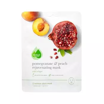 Skinfood Тканевая маска для лица разглаживающая "ГРАНАТ и ПЕРСИК" 12 г