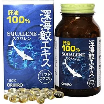 Сквален Orihiro/Орихиро капсулы 440мг 180шт