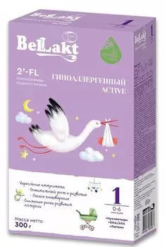 Смесь гипоаллергенная Active 1 Беллакт 300г