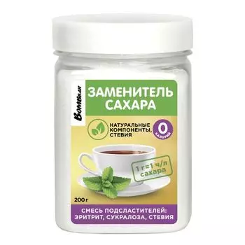 Смесь подсластителей на основе эритрита Bombbar 200г