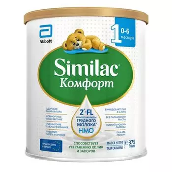 Смесь сухая для детей от 0 до 6 мес. Комфорт 1 Similac/Симилак банка 375г