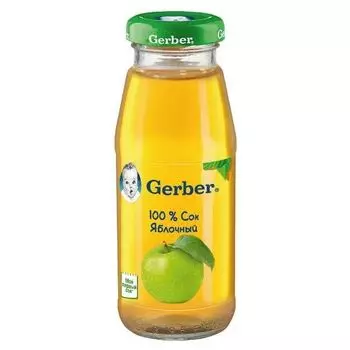 Сок Яблочный Gerber 175мл