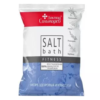 Соль-фитнес для ванн Доктор Сольморей 500г