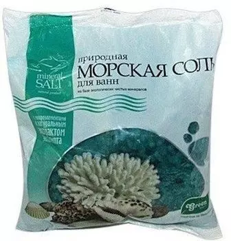 Соль морская с экстрактом эвкалипта ГринПром 1000 г