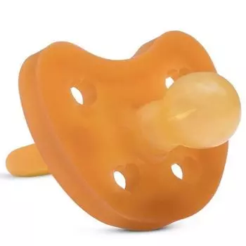 Соска-пустышка латексная круглая цельнолитая 0 мес+ BABOO