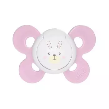 Соска-пустышка силиконовая ортодонтическая 0-6 мес. Белочка Physio Comfort Chicco/Чикко