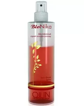 Спрей-кондиционер двухфазный Two-phase spray-conditioner BioNika Ollin 250 мл