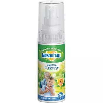 Спрей от комаров для детей Нежная защита Mosquitall/Москитол 100мл