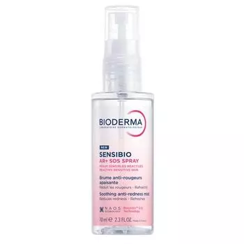 Спрей против покраснений мгновенно успокаивающий SOS AR+ Sensibio Bioderma/Биодерма фл. 70мл