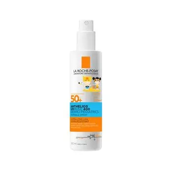 Спрей солнцезащитный для чувствительной кожи SPF50+/PPD27 Dermo-Pediatrics UVMune 400 Anthelios La Roche Posay/Ля рош позе 200мл