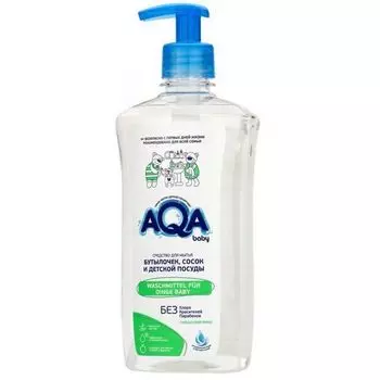 Средство для мытья бутылочек, сосок и детской посуды Aqa Baby 500мл