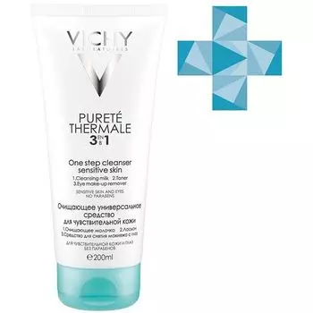 Средство универсальное очищающее 3в1 Purete Thermale Vichy/Виши 200мл
