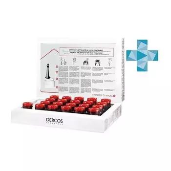 Средство против выпадения волос для женщин Dercos Aminexil Intensive 5 Vichy/Виши 6мл 21шт