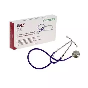 Стетоскоп медсестринский 04-АМ300 фиолетовый
