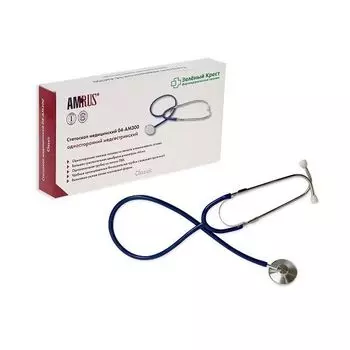 Стетоскоп медсестринский 04-АМ300 синий