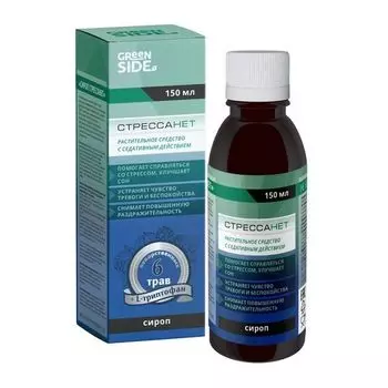 Стрессанет Green side/Грин Сайд сироп 150мл