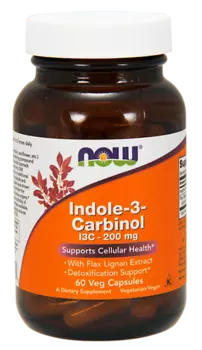 Супер Индол-3-Карбинол с лигнанами Now/Нау капсулы 689мг 60шт