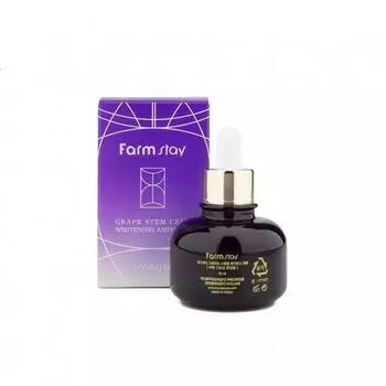 Сыворотка ампульная выравнивающая тон кожи с фитостволовым клетками винограда FarmStay 30мл