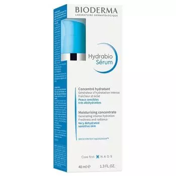 Сыворотка для обезвоженной кожи лица увлажняющая Hydrabio Bioderma/Биодерма 40мл