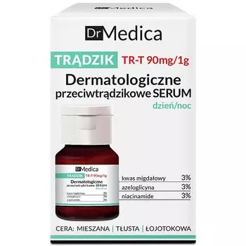 Сыворотка дерматологическая анти акне дневная ночная dr medica acne bielenda 30 мл