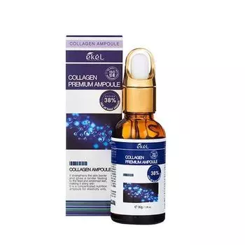 Сыворотка для лица ампульная с коллагеном Premium ampoule collagen Ekel/Екель 30г