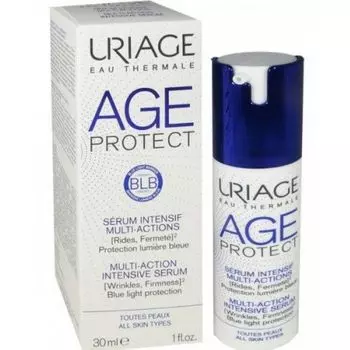 Сыворотка для лица интенсивная многофункциональная Age protect Uriage/Урьяж помпа 30мл