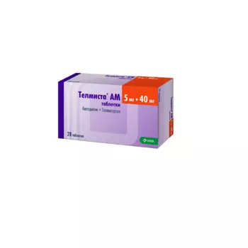 Телмиста АМ таблетки 5мг+40мг 28шт
