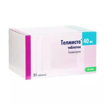 Телмиста таблетки 40мг 84шт