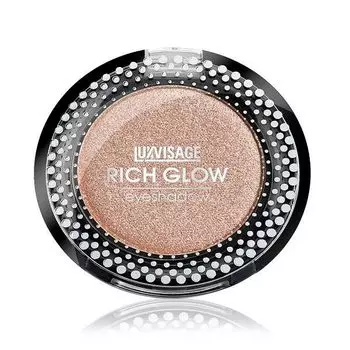 Тени компактные для век sunset Rich Glow Luxvisage тон 4 2г