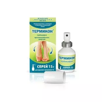 Термикон спрей для наружного применения 1% 15г