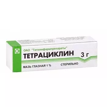 Тетрациклин мазь глазная туба 1% 3г