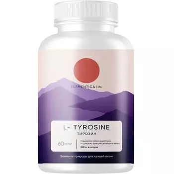 Тирозин Elementica Life/ Элементика капсулы 620мг 60шт