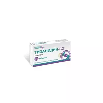 Тизанидин-СЗ таблетки 4мг 30шт