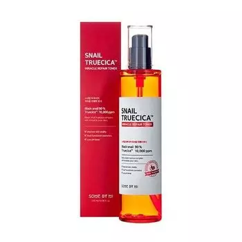 Тонер д/лица восстанавливающий с муцином улитки Snail truecica miracle repair toner Some By Mi 135мл