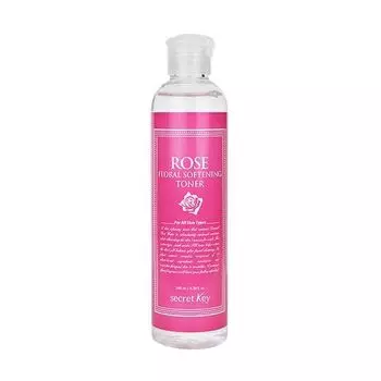 Тонер увлажняющий для лица с экстрактом дамасской розы Rose floral softening toner secret Key 248мл