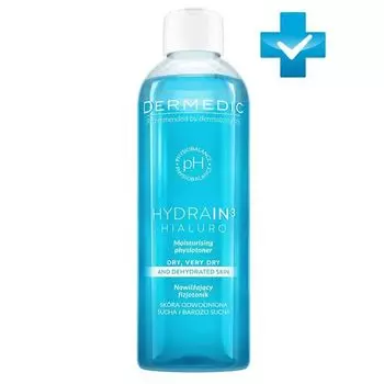 Тоник увлажняющий Hydrain-3 Hialuro Dermedic/Дермедик 200мл