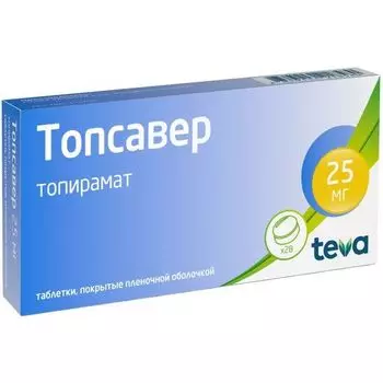 Топсавер таблетки п/о плен. 25мг 28шт