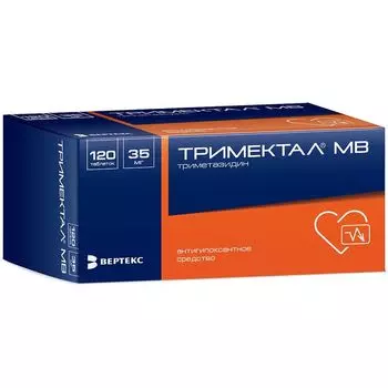 Тримектал МВ таблетки п/о плен. 35мг 120шт