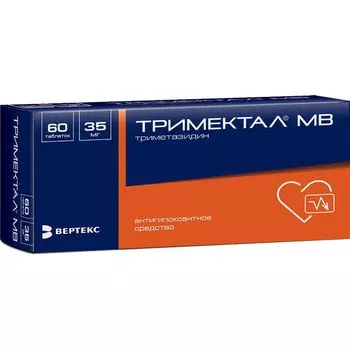 Тримектал МВ таблетки п/о плен. 35мг 60шт