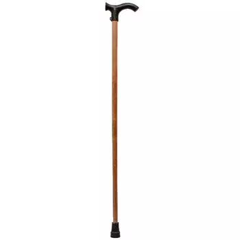 Трость опорная деревянная с пластмассовой ручкой Аверсус Конус, арт.конус/пл.