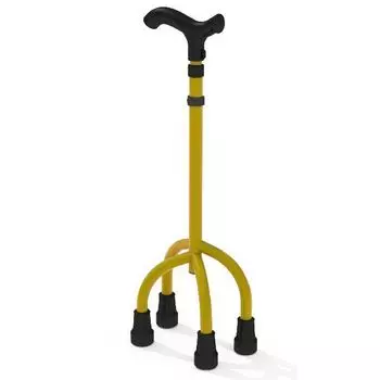 Трость детская регулируемая по высоте на 4-х опорах Аверсус, арт.22д/4