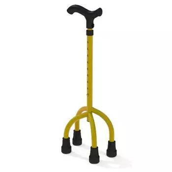 Трость детская регулируемая по высоте на 4-х опорах Аверсус, арт.22дт/4