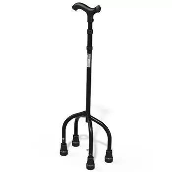 Трость регулируемая по высоте на 4-х опорах,с упс Аверсус, арт.22у/4